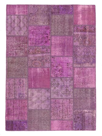 Vintage Patchwork Dywan 171X240 Wełna