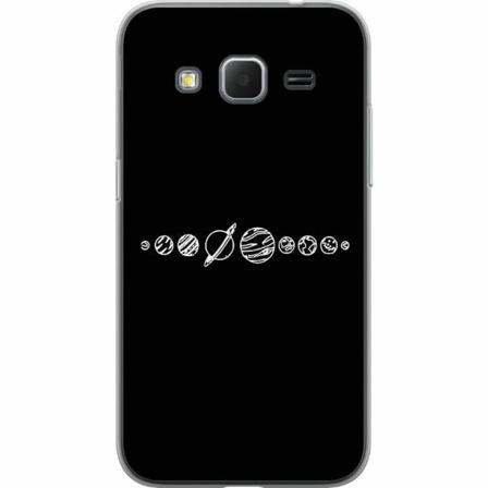 Samsung Galaxy Core Prime Genomskinligt Skal Minimalism