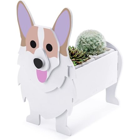 Dekorativ Planter - Corgi (S), Dekorativ Gåva för Corgi-älskare