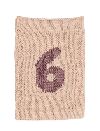 Smallstuff Knitted Flag, 6, Rose - Pink - ONE SIZE