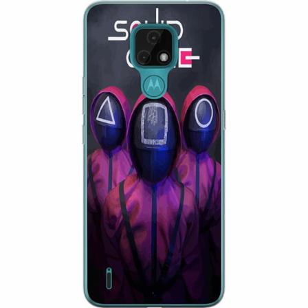 Motorola Moto E7 Mjukt Skal - Squid Game