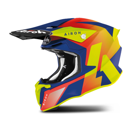 Casco Cross Airoh Twist 2.0 Lift Azuro XL