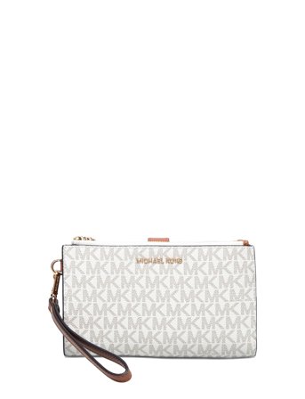 Michael Kors Dblzp Wristlet - White - ONE SIZE