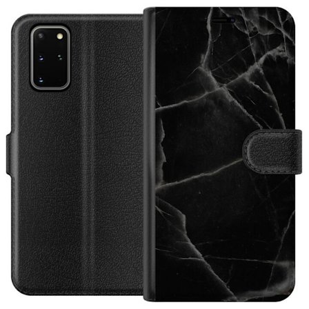 Kompatibelt Plånboksfodral till Samsung Samsung Galaxy S20+ Svart marmor