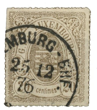 Luxembourg - MICHEL 19a - Stemplet