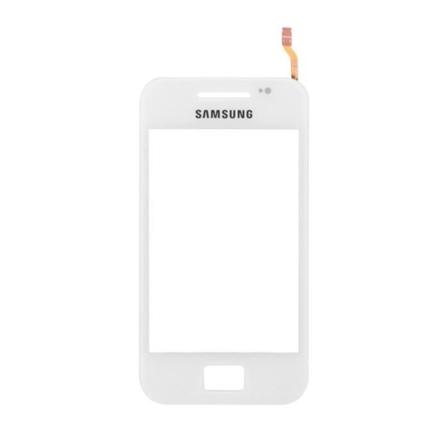 Kosketusnäyttö + esiasennettu liima valkoinen Samsung Galaxy Ace S5830