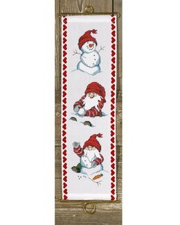 Kirjontapakkaus Kellonvedin Lumileikit-Permin