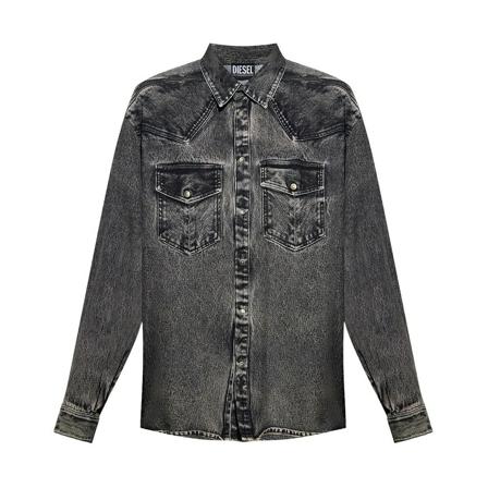 Diesel Casual Shirts Grå, Herre Skjorter
