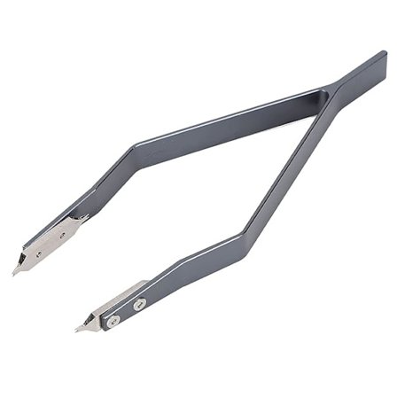 Bergeon 7825 Metallbåndspenne Tang Fjærstang Korn Tang Rustfritt Stål Ergonomisk Urmakerverktøy, Sølv