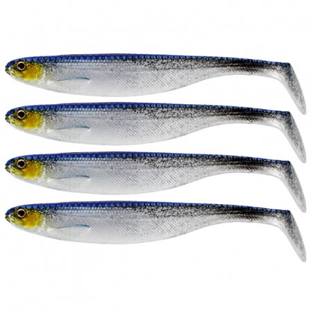 Westin ShadTeez Slim 7,5cm Blue Headlight 4-pack