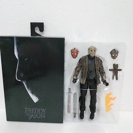 NECA Perjantai 13. Päivä Hahmolelut Freddy Jason Voorhees Verinen Toimintahahmo Jason Keräilymalli Joulu Halloween Lahjat-FF-