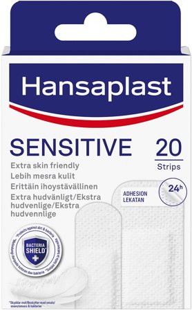 Hansaplast Plaster Sensitive 20 stk, Medicin & Pleje, Plastre, Øvrige