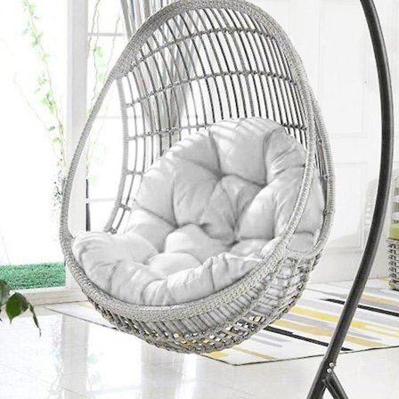 Utskifting av hengende egg stolpute kompatibel med bordpustende stolmatte kompatibel med utendørs innendørs