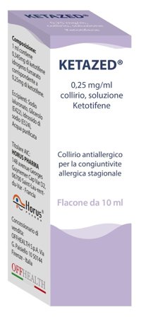 KETAZED 0,25 mg/ml Collirio, flacone 10 ml