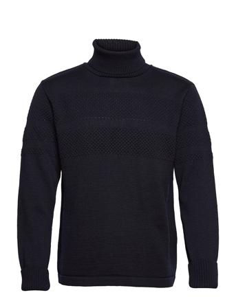 Wool Klemens Knit Knitwear Turtlenecks Svart Mads Nørgaard