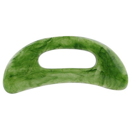 Gua Sha-massageverktyg med handtag, utmärkt massageverktyg för rygg, nacke, ansikte, ben, lymfdränage, cellulitborttagning