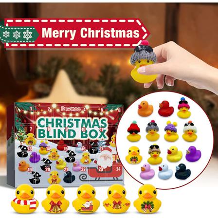 24 Rubber Ducks Adventskalender 2022 Julklappar För Barn