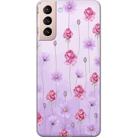 Yhteensopiva Puhelinkuori Samsung Galaxy S21 Petal Reverie Lilac Mist