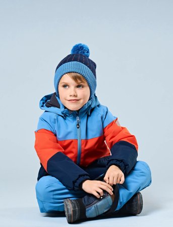 Color Kids Ski Set - Colorblock - Blue - 116