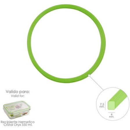 Universellt lock - utdragbart lock Oryx - 5024305 - Silikonring för hermetiskt glasbehållare 550 ml