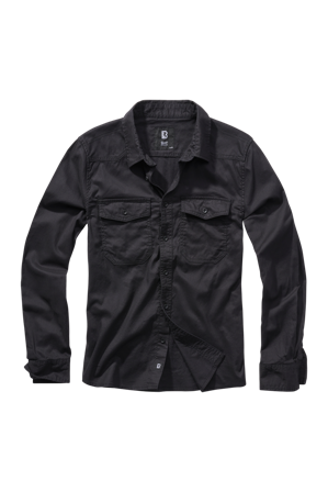 Brandit Flanell Workshirt Skjorta Svart L