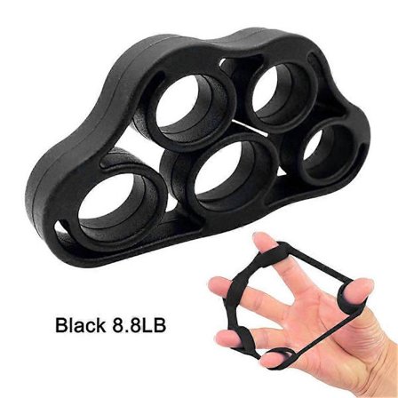 Håndleddsstrekker Finger Gripper Expander Styrketrener Treningssilikon Hånd Gripper 5 Finger Pinch Karpal Ekspandere For Gym