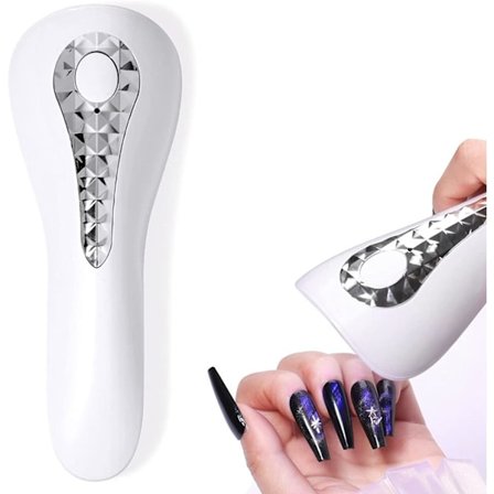 Neglelampe, bærbar 5W LED UV-gel negletørker, profesjonell