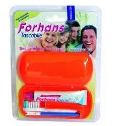 Forhans Travel Kit Tascabile Spazzolino Da Viaggio + Pasta