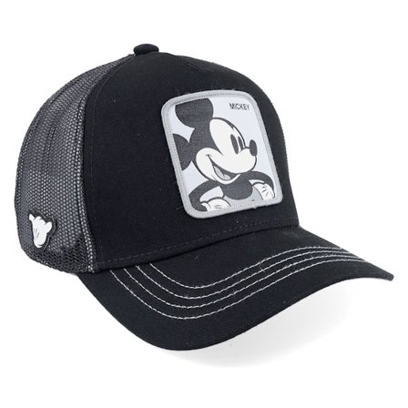 Capslab - Svart trucker Caps - Disney Mickey Mouse 5 Black Trucker @ Hatstore