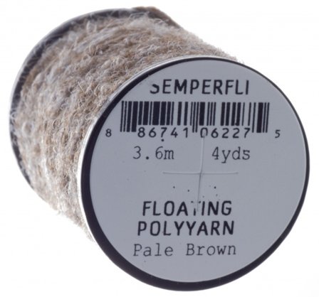 Semperfli Dry Fly Polyyarn - Pale Brown