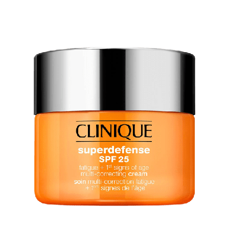 Clinique Superdefense SPF 25 fatigue multi-correcting Face cream, Dry to Combination Skin Dagcreme Dam 30 ML