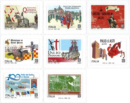 Italien - Historiske genopføreler - Postfrisk sæt v8