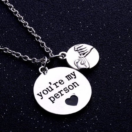 Necklace - You're my person - Extra charm