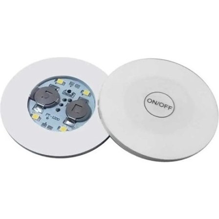 Go Go Gadget - LED Ljusunderlägg - Atmosfärisk Belysning - Fäst Under Glas - 12 Stycken - Blå