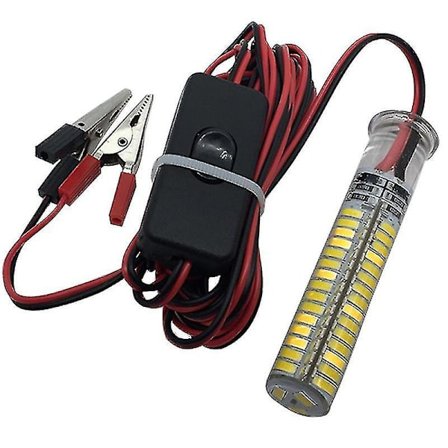 12v fiske lampa 96leds 2835 led undervattens fiske lampa lockar räkor bläckfisk krill undervattens lampa--