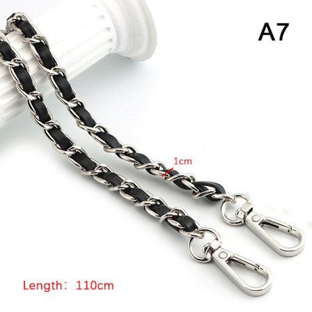 110 cm Plånbokskedja Axelremmar Ersättning Läder A7