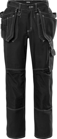 Arbetsbyxor Fristads Dam Hantverkarbyxa 253K FAS, dam, Svart Arbetskläder