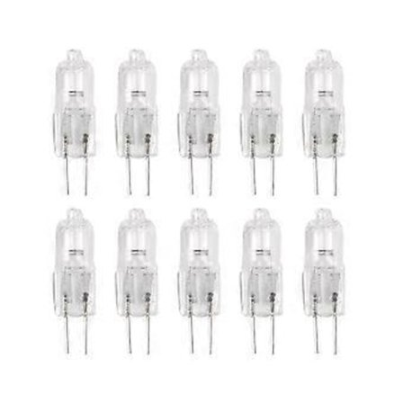 10 stk., G4 halogenpære 12V 35W stiftpære varm hvid