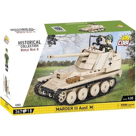 Modell - COBI - MARDER III Ausf. M - Plast - 500 delar - Att montera själv