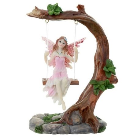 Flower Fairy dekorationsfigur - 14 cm