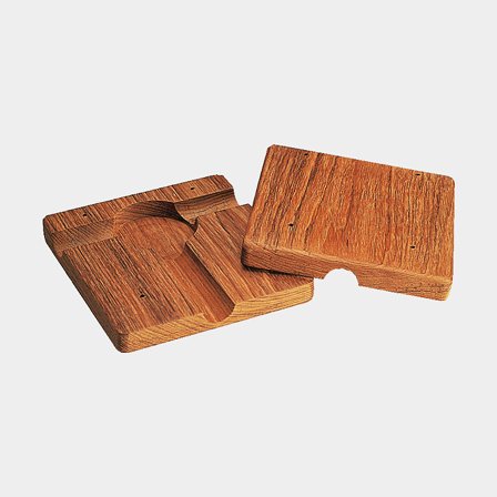 Platta för utombordare 17,5x17,5x4,5 cm