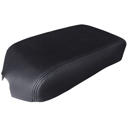 Til 2012 - 2017 Bil Mikrofiber Læder Konsol Armlæn Panel Dæksel Beskyttende Trim Sort