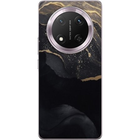 Kompatibelt Mobildeksel til Honor Honor Magic7 Lite Svart gull abstrakt