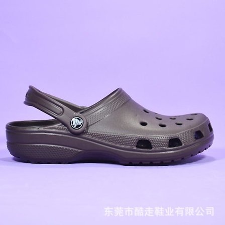 Crocs Classic Black Ankle-high Rubber Sandal - 11m för män