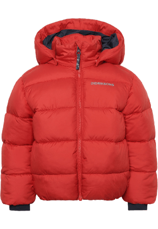 Didriksons Roxen Kids Jacket Ytterplagg Unisex Röd 90