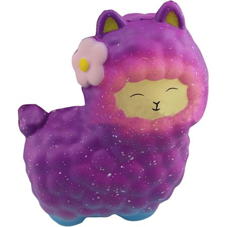 Bedårende Lama eller Alpaca Stress Relief Legetøj Frugt Duftkollektioner Mobilremme Gave (B)