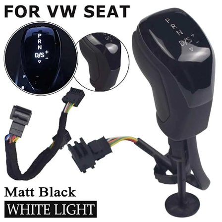 LED Elektronisk Växelspaksknopp Vitt Ljus För VW Golf MK6 MK7 Passat B7 B8 Tiguan MK2 Skoda Octavia Seat DSG