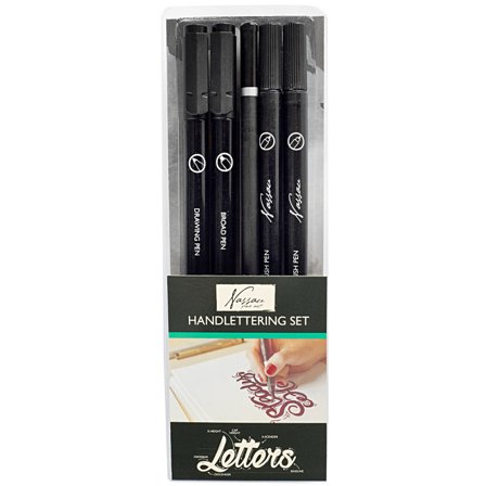 Nassau Fine Art Handlettering 5-set