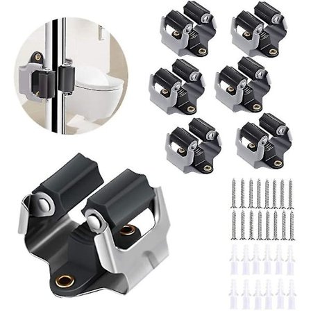 3-h Kosteskaftholder Væg, Værktøjsholder 5 Stykker, Haveværktøjsholder Værktøjsholder Til Værktøj, Krykker, Skovl (hy)