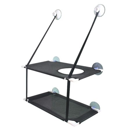 CDQ riippumatto ikkunan istuin kissalle, tilaa säästävä ikkunaan kiinnitettävä kissanpeti